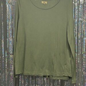 True Craft Olive Long Sleeve Tee